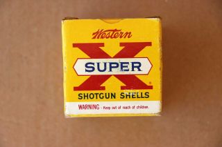 Western - X 3 Inch 410 Gauge Empty Shotgun Shell Box