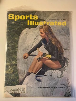 November 5,  1962 Mary Anderson Scuba And Skin Diving Sports Illustrated A