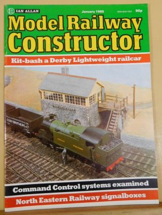 Model Railway Constructor 1985 January North Eastern Railway Signalboxes Command
