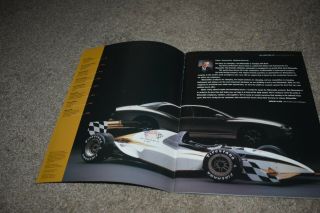 1997 Oldsmobile Aurora V8 brochure pace car race car engine production car 2
