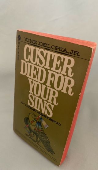 Vintage Book,  Custer Died For Your Sins