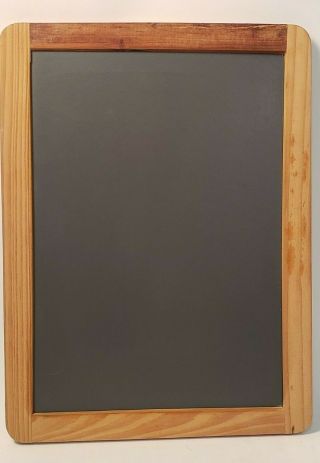 Small Vintage Chalkboard Wood Framed 11.  5 X 8.  5