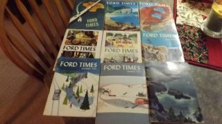 Vintage Ford Times Magazines (9) 1947 - 52