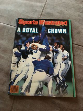 Kansas City Royals 1985 Baseball World Series Sports Illustrated S.  I.  Cardinals