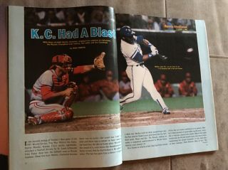 Kansas City Royals 1985 Baseball World Series Sports Illustrated S.  I.  Cardinals 2