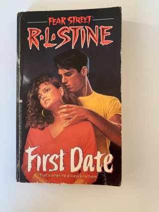 Fear Street Series First Date R.  L.  Stine Vintage Book 1992 Horror Young Adult