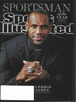 Lebron James Miami Heat Sports Illustrated December 10,  2012 Lakers Cavaliers