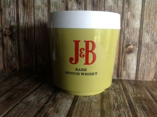 Vintage Ice Bucket J & B Rare Scotch Whisky - Retro Barware Mancave