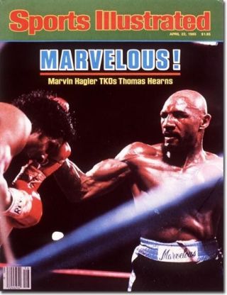 April 22,  1985 Marvin Hagler Sports Illustrated B