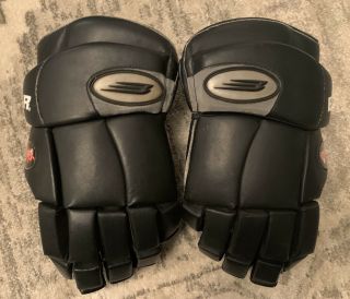 vintage BAUER VAPOR 4 Leather Hockey Gloves - 15 