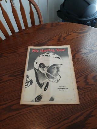February 8,  1969 - The Sporting News - Bobby Hull Of The Chicago Blackhawks