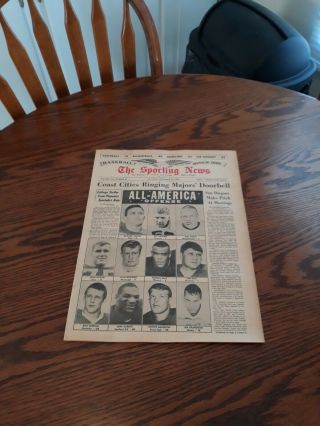 December 11,  1965 - The Sporting News - Tsn College All - America Team
