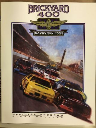 1994 Brickyard 400 Program (inaugural Running Of The Race)