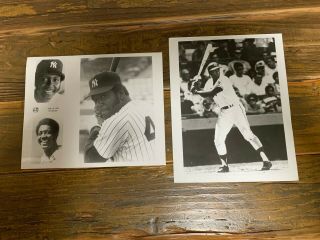 Bob Oliver 8x10 Press Photos (2) The Sporting News Kc Royals York Yankees