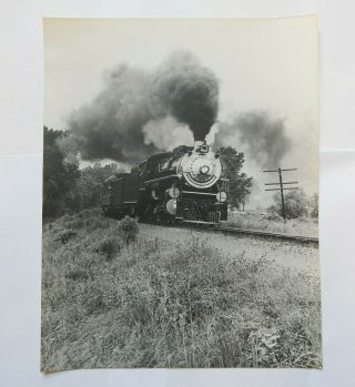 Steam Locomotive Photo Printed On Kodak Paper (1960s) [11x14]