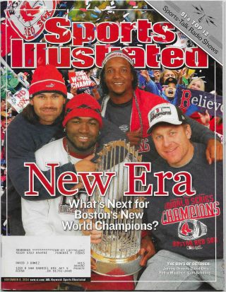 November 8,  2004 David Ortiz Boston Red Sox World Series Sports Illustrated