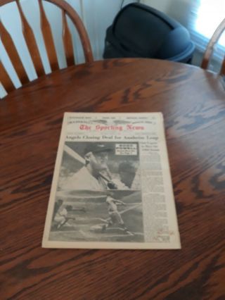 August 1,  1964 - The Sporting News - Boog Powell Of The Baltimore Orioles