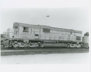 Orig 8x10 B/w Photo: Up Union Pacific Alco C630 2906 - North Platte Ne 1969