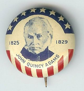 Vintage President John Quincy Adams Pin Part Of A Set From Truman Administration