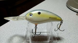 Bomber Bait Co " Fat Shad " Shad W/blue Scaled Back,  2 1/2 " Body,  Vgc