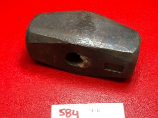 Vintage 4 Pound Sledge Hammer Head Mechanic Replacement Blacksmith