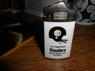 Vintage Pittsburgh Steelers Bowl Xiv Champs Lighter