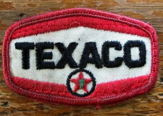 Vintage C 1950’s 60’s Texaco Gas Oil Employee Shirt Uniform Patch Advertising
