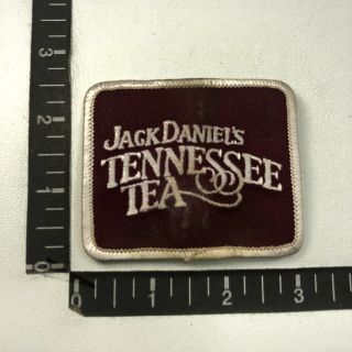 Vtg As - Is - Bad - Jack Daniels Tennessee Tea Whiskey Advertising Patch 07f