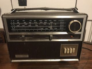 Vintage Midland Model 10 - 542 Multi - Band Am/fm/sw Electric Radio