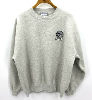 Vintage Colorado Rockies Coors Field 1995 Light Gray Pullover Sweatshirt Sz Xxl