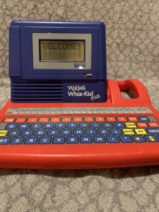 Vintage Vtech Talking Whiz Kid Plus Learning System Computer