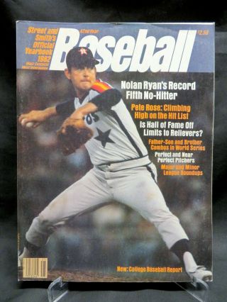 Nolan Ryan,  1982 Street And Smith’s Official Baseball Yearbook