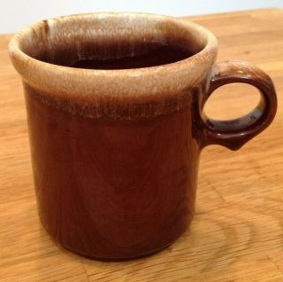 Vintage Mccoy Brown Drip Coffee Mug 1412 Vintage