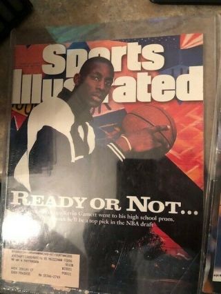 Vintage Sports Illustrated Kevin Garnett Ready Or Not?