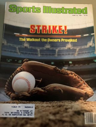 Sports Illustrated June 22,  1981 - Baseball Strike