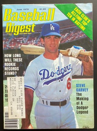 1979 Baseball Digest - Los Angeles Dodgers Steve Garvey
