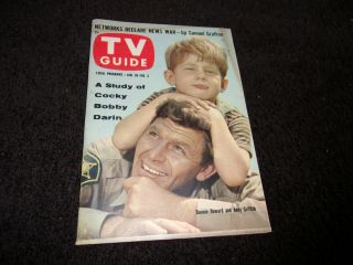 Vintage Tv Guide 1961 Jan 28 - Feb 3 Ronnie Howard/andy Griffith