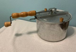 Vintage Wabash Stove Top Theater Popcorn Popper This Is A First Generation Model 3