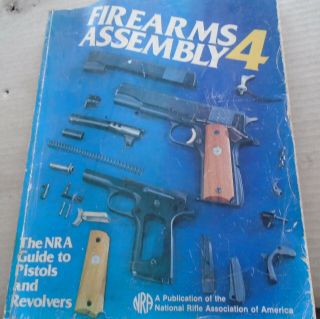 Vintage Firearms Assembly 4 Book Nra Guide Pistols & Revolvers