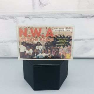 N.  W.  A The Posse Cassette Tape Eazy E Records Ruthless Records Nwa Vintage Rap