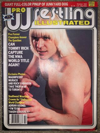 Pro Wrestling Illustrated October 1983 Tommy Rich Wwf / Wcw/ Nwa / Ecw / Awa