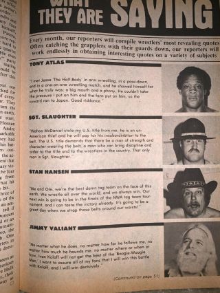 Pro Wrestling Illustrated October 1982 Ric Flair WWF / WCW/ NWA / ECW / AWA 3
