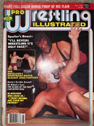 Pro Wrestling Illustrated May 1982 Bob Backlund / Blackjack Mulligan Wwf / Wcw/