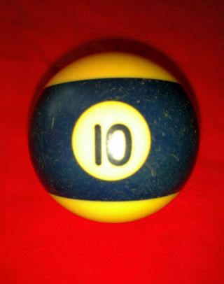 Vintage Replacement Billiard Pool Ball Standard 2.  25 " 2 ¼” Ball 10
