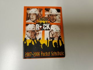 Rs20 Wilkes - Barre/scranton Penguins 2007/08 Minor Hockey Pocket Schedule - Molso