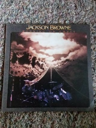 1977 Jackson Brown " Running On Empty " Vintage Vinyl Record Album