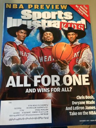 Sports Illustrated Kids November 2010 - Chris Bosh/dwyane Wade/lebron James