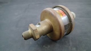 Vintage GITS Gravity Feed Drip Oiler Brass 2 - 1/2 