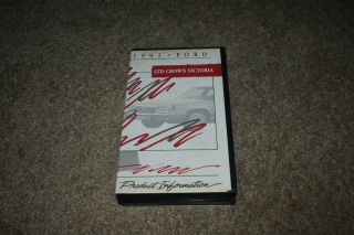 1991 Ford Ltd Crown Victoria Product Information Video Sales Training Vhs
