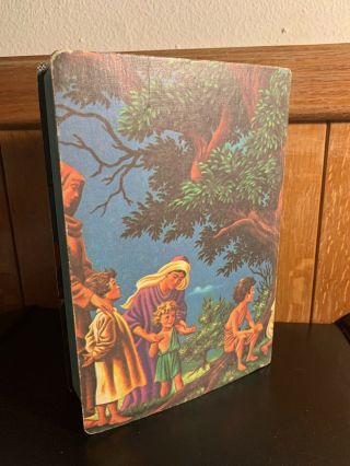 Vintage Rainbow Bible Rare Edition Illustrated Youth HTF Forward Charles Ryrie P 3